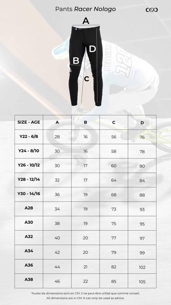Racer Pants - Black | BMX/MTB